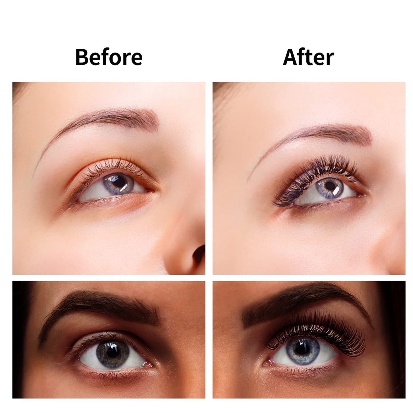 Lash Extension 1000pcs Mixed Premade Fans Eyelash Extensions D Curl Promades Eyelash Volume Lash Extensions Loose Fans Pre Made Volume Lashes Pointed Base (14D-0.05D, 9-16mm)