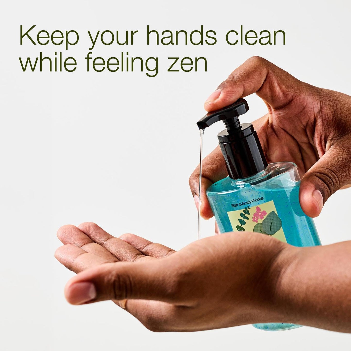 Bath & Body Works Eucalyptus Mint Hand Sanitizer with Pump - Conditioning Hand Sanitizer for Soft, Clean Hands - Crisp, Cool Fragrance - Vitamin E & Aloe-Infused - Thoughtful Gift - 2-Pack