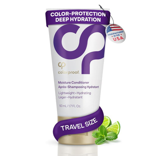 Colorproof Sulfate-Free Moisturizing Conditioner For Women 1.7 FL Oz | Hydrating Conditioner With Mojito Mint Scent | Vegan And Color-Safe Formula | Adds Volume & Protects Hair Color, Travel Size