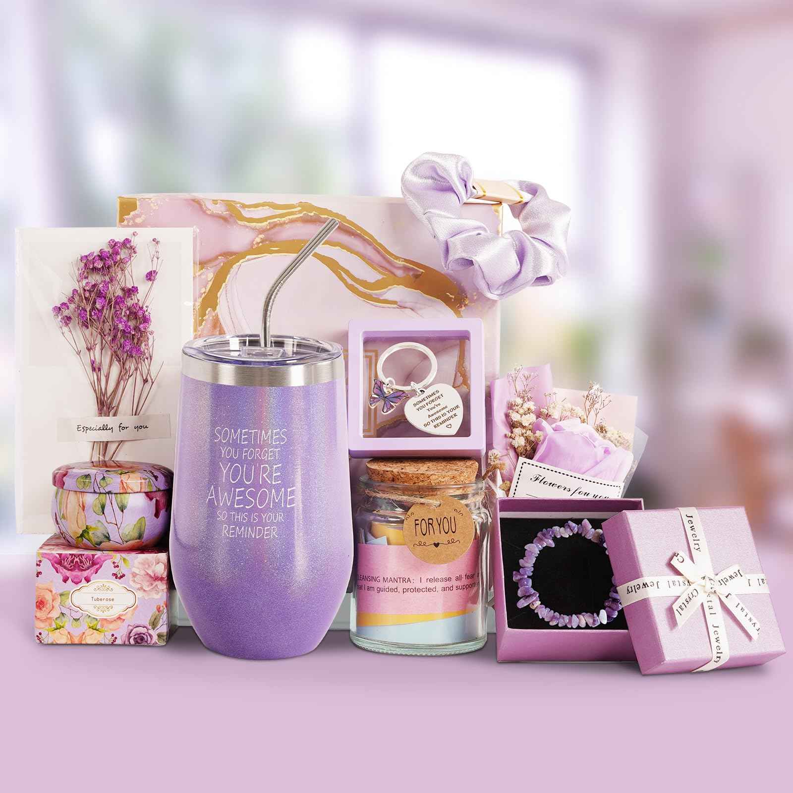 Thanksgiving Gifts for Women Spa Basket, Birthday Gift Basket for Women, Self Care Package Relaxing Spa Gift Sets, Christmas Gift, Get Well Soon Gift Basket