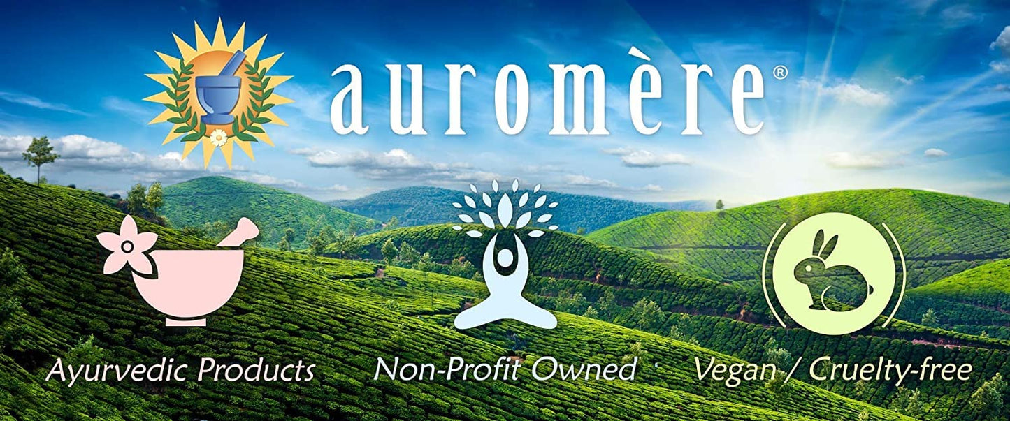 Auromere Ayurvedic Herbal Toothpaste, Cardamom Fennel, Foam Free - Vegan, Natural, Non GMO, SLS Free, Fluoride Free, Gluten Free, with Neem & Peelu (4.16 oz), 3 Pack