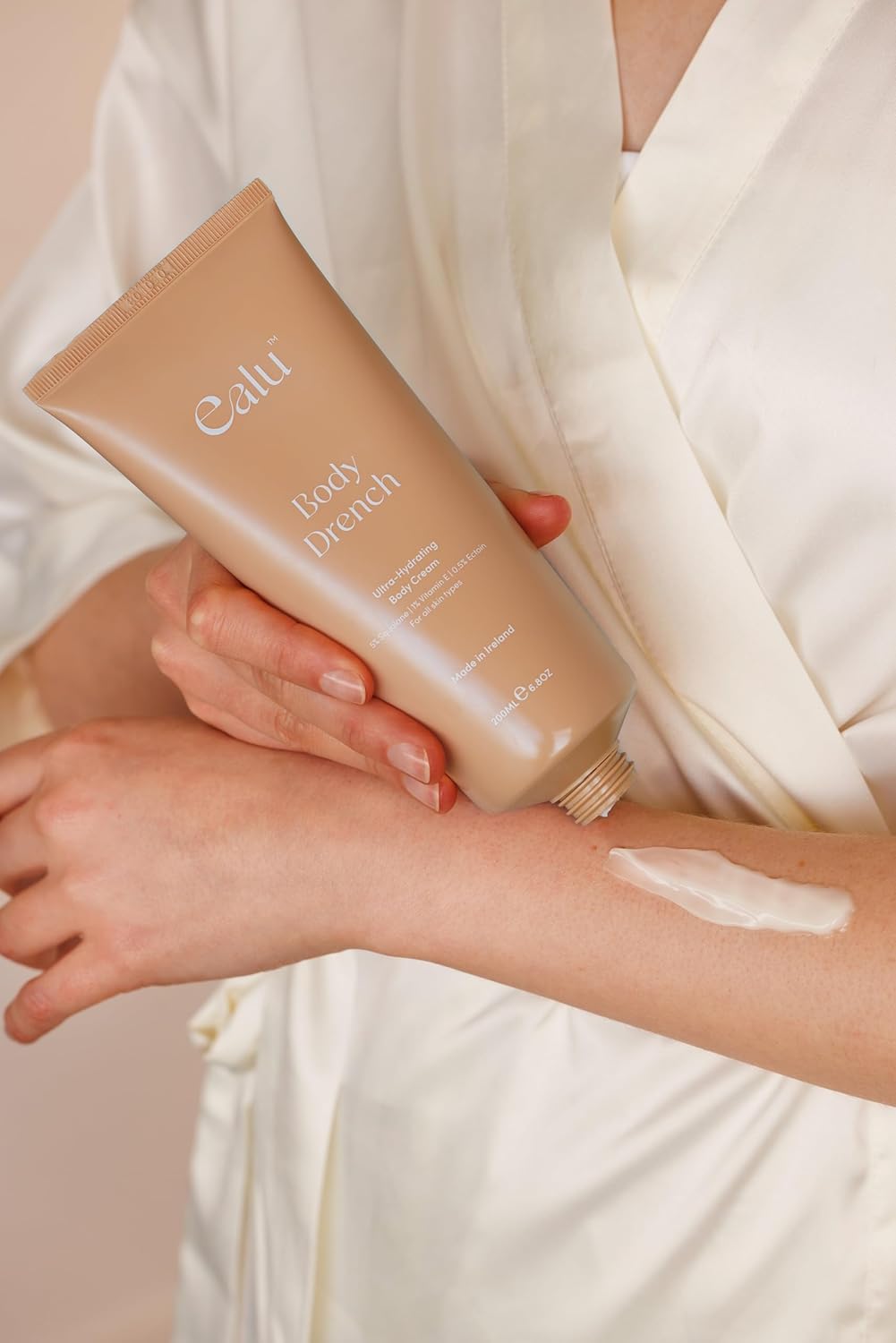 Ultra-Hydrating Body Cream - Deep Hydration with 5% Squalane & Vitamin E | Jasmine & Coconut Scent, Vegan & Cruelty-Free