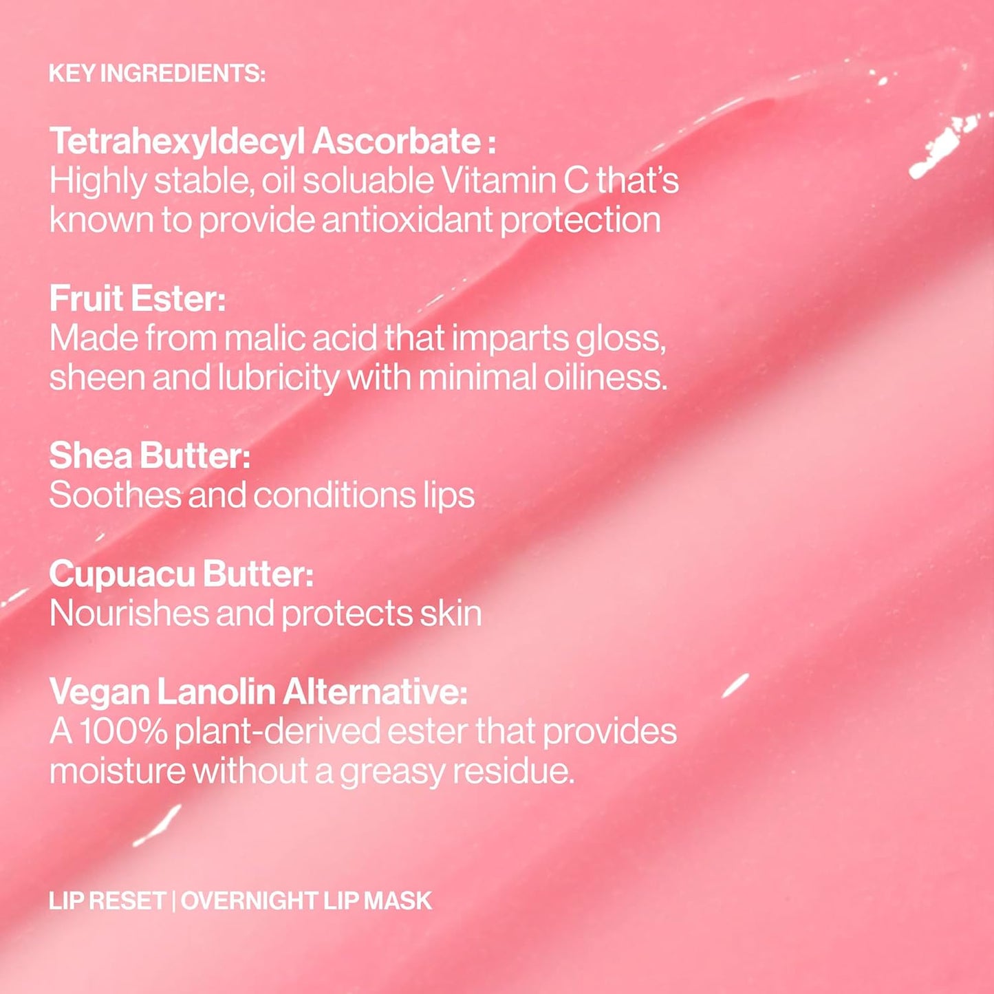 Lip Reset Overnight Mask - Nourishing Hydrating Treatment for Dry Flaky Lips | Lunar Lemonade Flavor