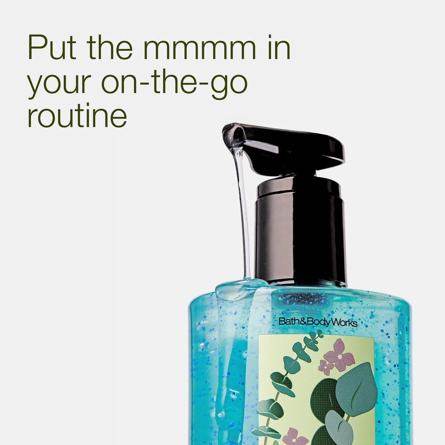 Bath & Body Works Eucalyptus Mint Hand Sanitizer with Pump - Conditioning Hand Sanitizer for Soft, Clean Hands - Crisp, Cool Fragrance - Vitamin E & Aloe-Infused - Thoughtful Gift - 2-Pack