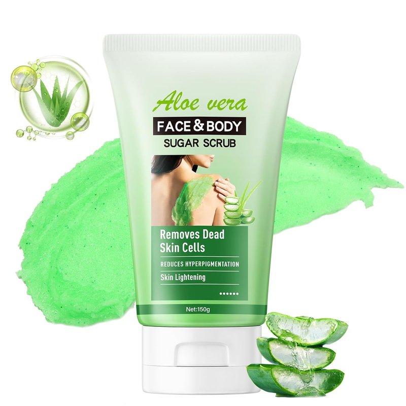 KP Bump Eraser Foot & Body Scrub Keratosis Pilaris Aloe Vera Treatment, Deeply Exfoliates for Hydrated & Nourished Skin Cleanser, Keratosis Pilaris Exfoliator for Dullness, and Pores