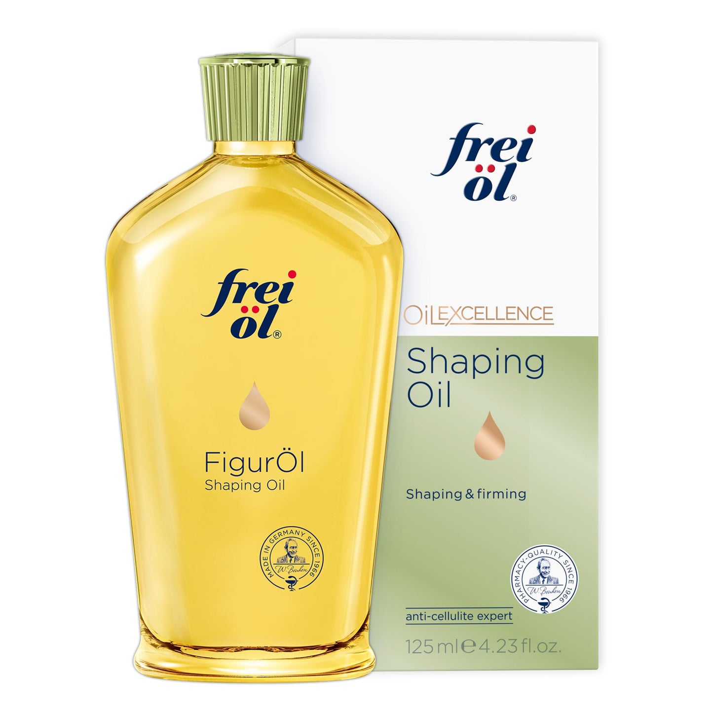 frei öl shaping oil – body oil for cellulite reduction – smooths, tightens & firms problem areas & Post pregnancy regression – citrus scent – all skin types – vegan – 125 ml / 4.23 Fl Oz