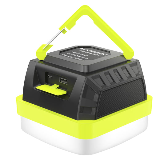 MARBERO 248LM Camping Lantern, LED Portable Lantern Tent Light, Emergency Power Bank, Survival Kits, Operated Lamp, for Camping, Power Outages, Hurricane, Hiking, Green