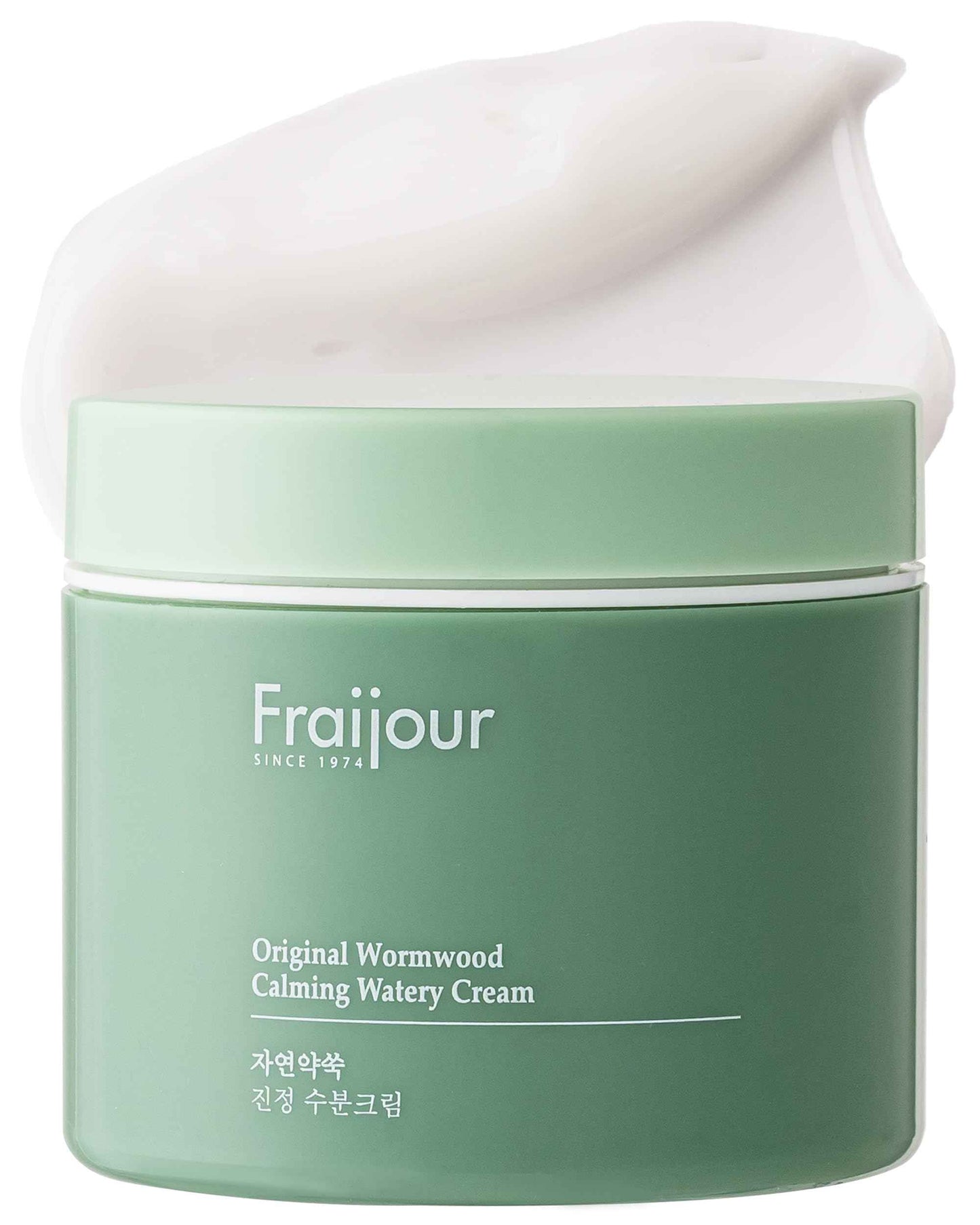 Fraijour Original Wormwood Calming Watery Cream – Korean Lightweight Gel Moisturizer for Oily, Combination & Sensitive Skin, Hydrating Aloe & Squalane, Non-Greasy, Quick Absorbing, 3.38 oz.