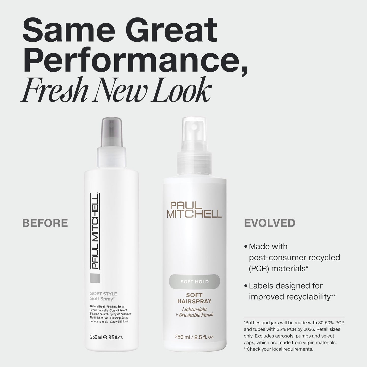 Paul Mitchell Soft Spray, Natural Hold, Touchable Finish Hairspray, For All Hair Types, 16.9 fl. oz