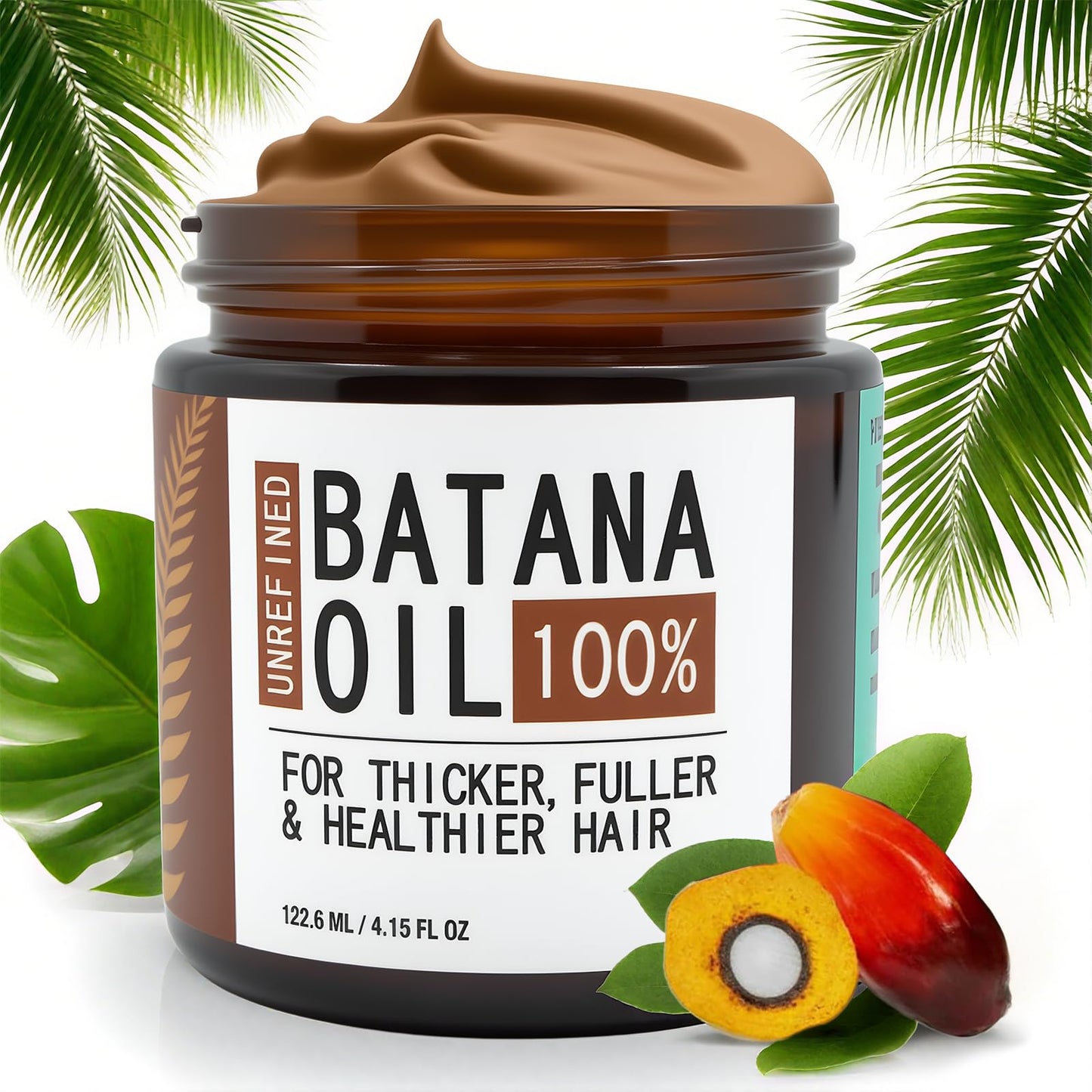 Unalakleet 100% raw batana oil for hair growth - Natural hair care with pleasant smell & good texture, also contains pumpkin seed oil & coffee for enhanced results