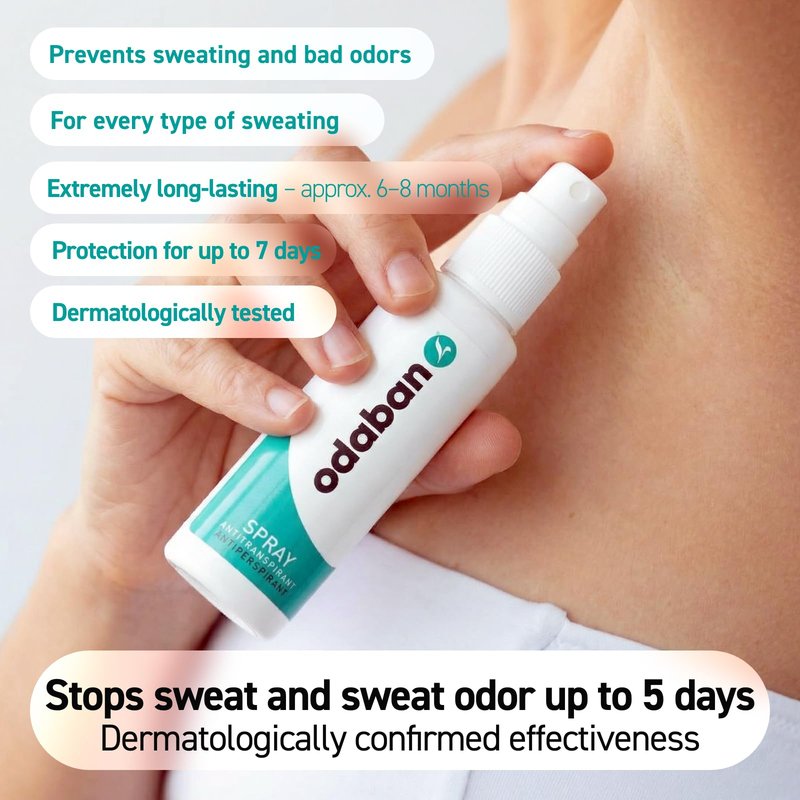 Odaban Antiperspirant Deodorant Spray 2 X 30 ml