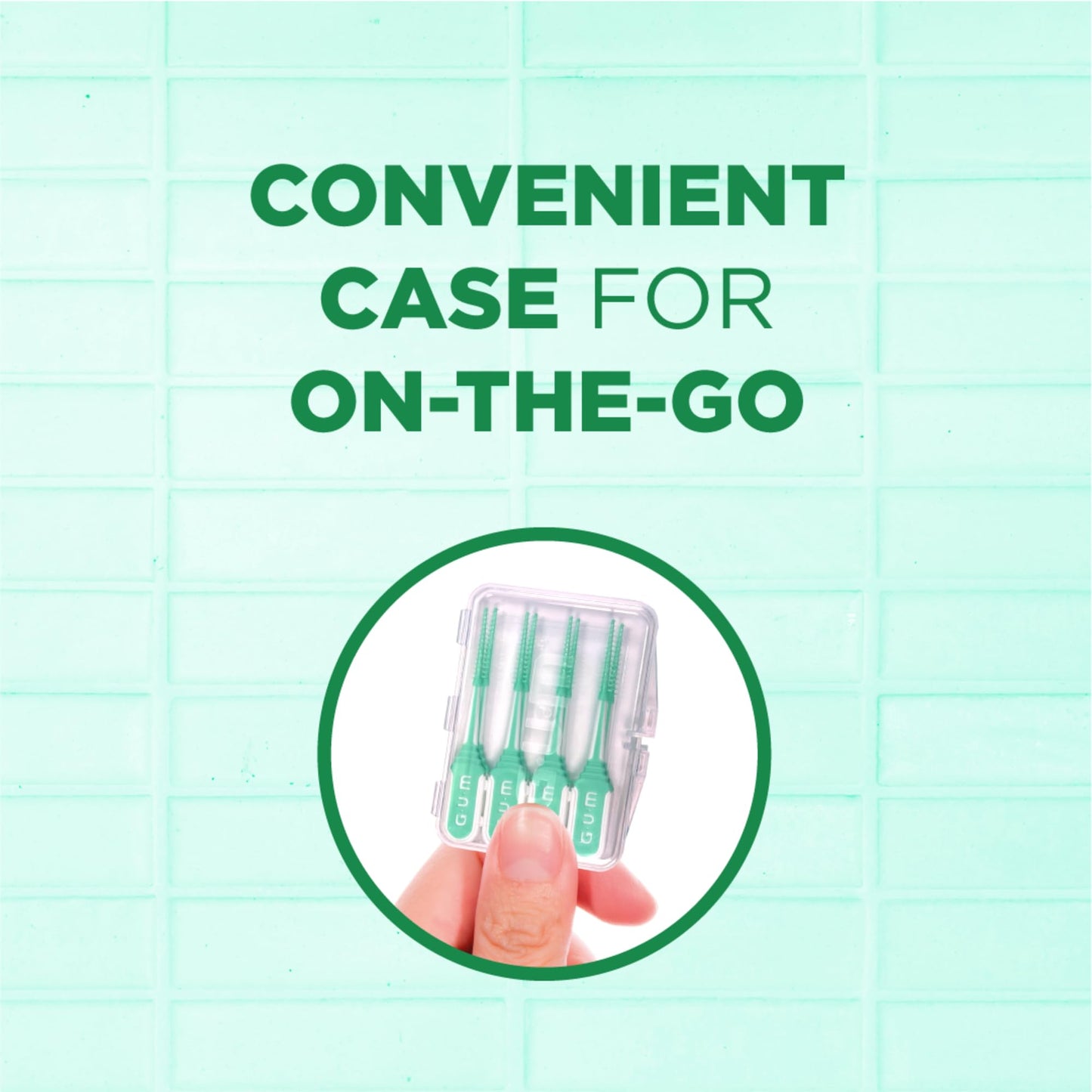 GUM Soft-Picks Comfort Flex Mint – Easy-to-Use Interdental Picks for Plaque Removal Health with Convenient Carry Case, Dentist Recommended, 80 Count (Pack of 4) 320 Total
