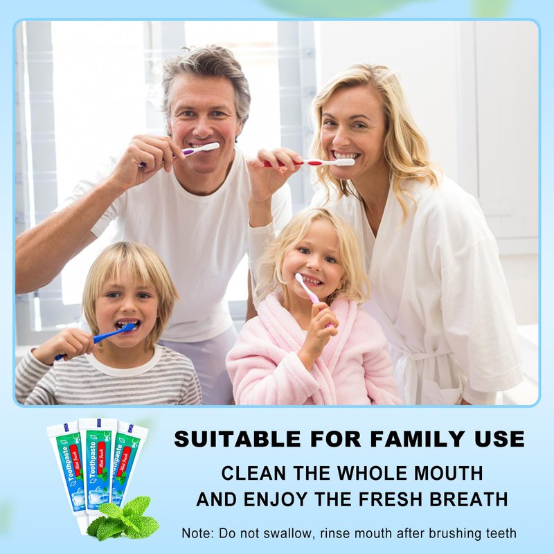 0.176 oz Bulk Travel Size Toothpaste,300 Tubes 5 Grams Extra Small Toothpaste Travel Size Bulk Mint Flavor Mini Disposable Toothpaste for Hotel,Guests,Homeless,School(Too Small,Only be Single Use)
