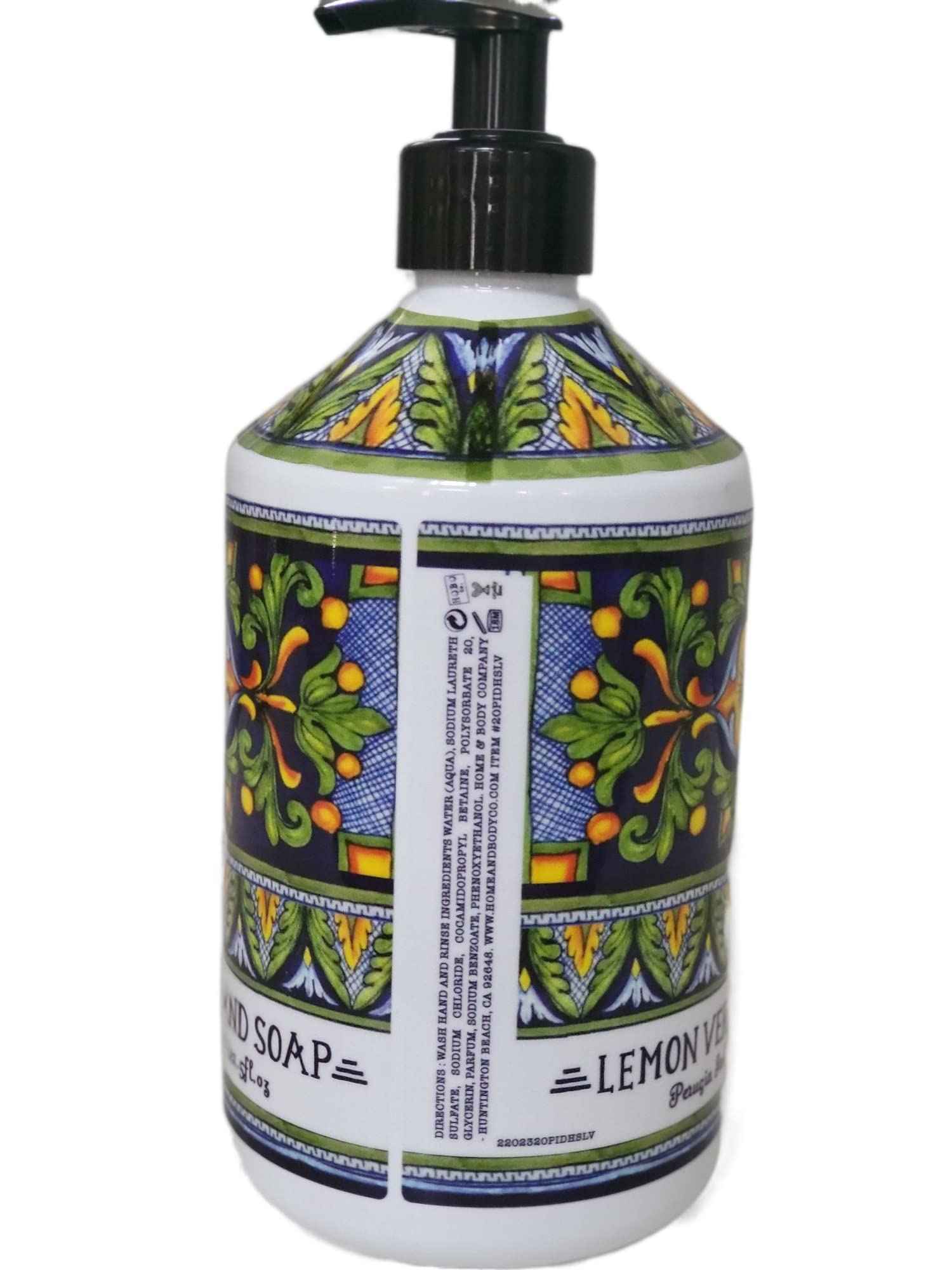 Hand Soap Collection 21.5 FL OZ Each, lavender, lemon Verbena, Sweet Orange, Lavender Rosemary, Lemon Sage, Amber Rose And Lavender Sage (Amber Rose, 21.5 oz)