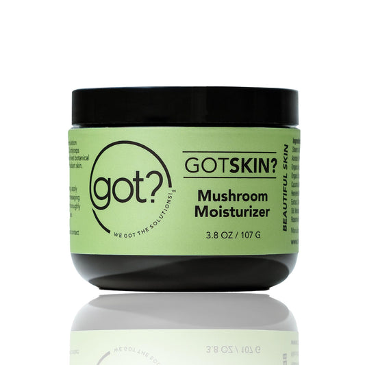 Got? Mushroom Face Moisturizer, Hydrating Face Cream with Reishi, Chaga, Cordyceps & Lion's Mane Mushrooms, Shea Butter & Vitamin E for Men & Women, 3.8 oz
