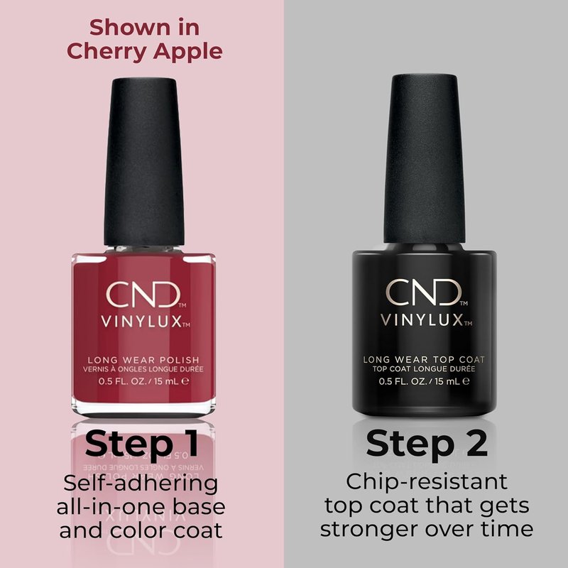 CND Vinylux Red Nail Polish - Gel-Like Shine & Chip Resistant | 0.5 Fl Oz