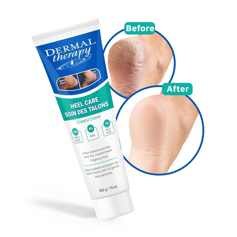 Heel Care Cream - Intense Foot Moisturizer with Urea & AHA | Non-Greasy Formula, 300g