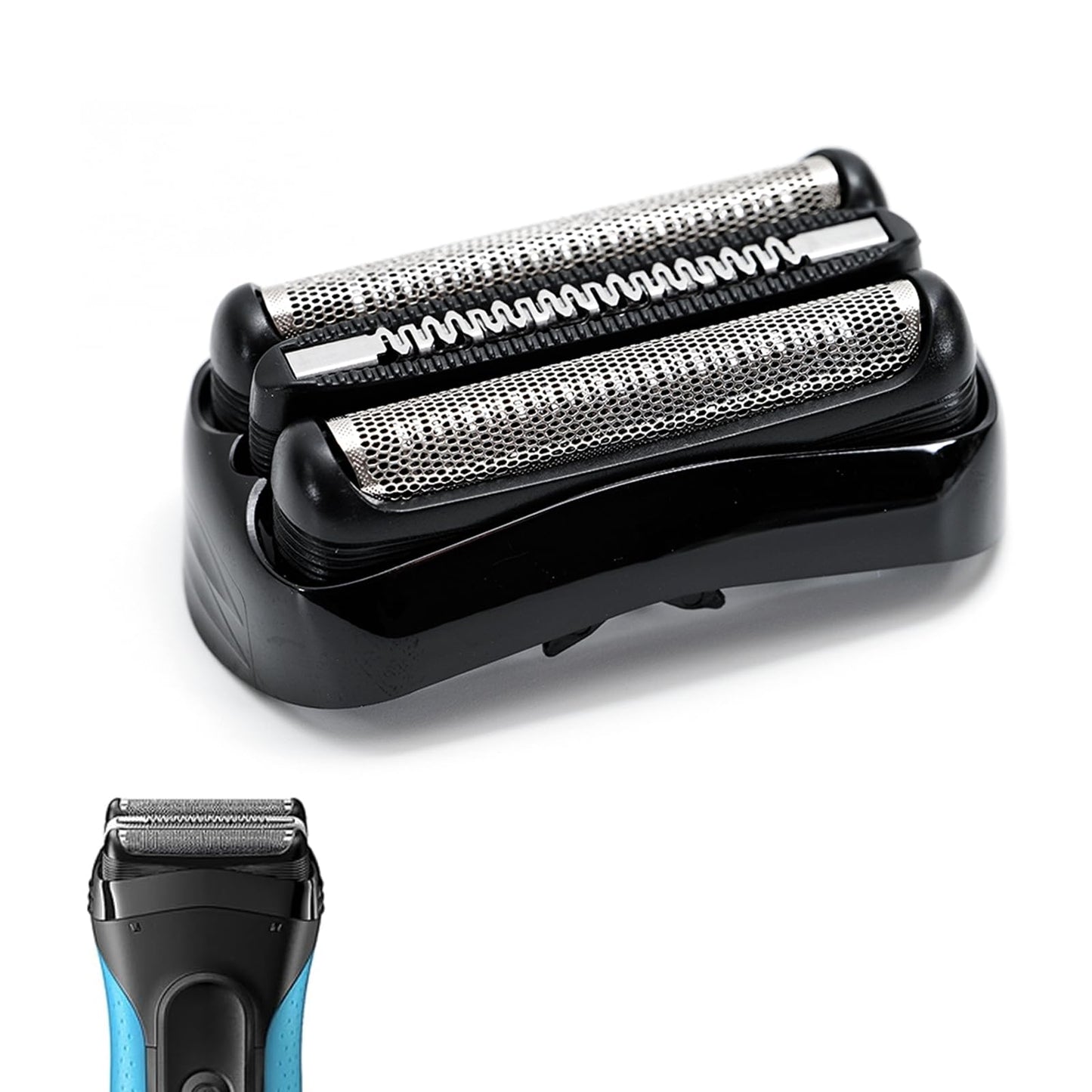 21B Series 3 Replacement Foil and Cutter Compatible with Braun Series 3 Replacement Head & for Braun S3 Wet and Dry Replacement Head,for Series 3 Electric Razor 5409 3010s 3040s 340s-4 300s 310s