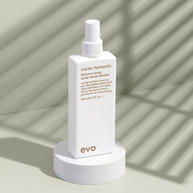 EVO Mister Fantastic Heat Protectant Blow Dry Spray for All Hair Styling Types - Reduces Dry Time & Adds Body - 6.8 fl oz