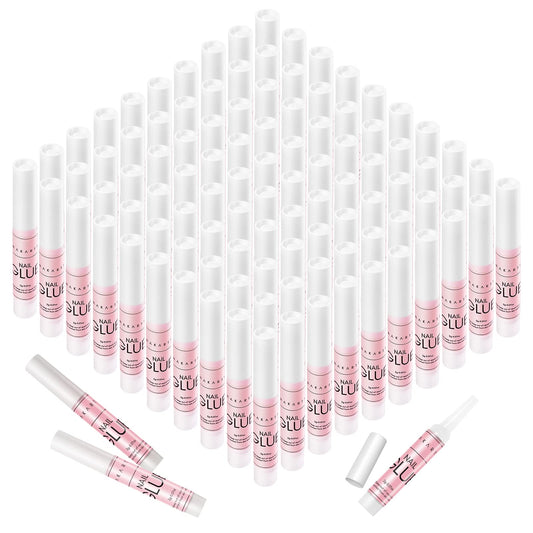 Makartt Super Strong Nail Glue for Press Ons: 100PCS Bulk Long Lasting Professional Adhesive for Fake Nail Tips,Strong, Quick Air Dry Glue 0.07oz Supplies for Salon Manicure Supplies and Home DIY Use