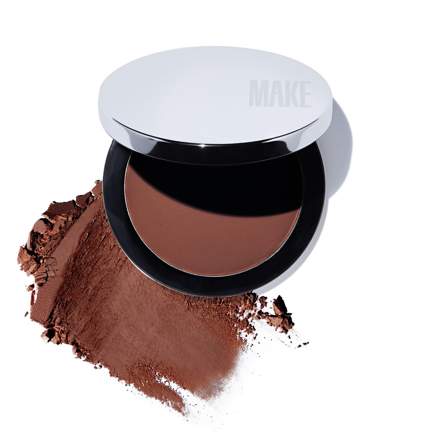 MAKE Beauty Diffusion Set, Translucent Setting Powder - Pressed Face Powder Compact for Smooth Matte Complexion. Sheer Coverage Finishing Foundation for Excess Oil. Shade - Light Medium