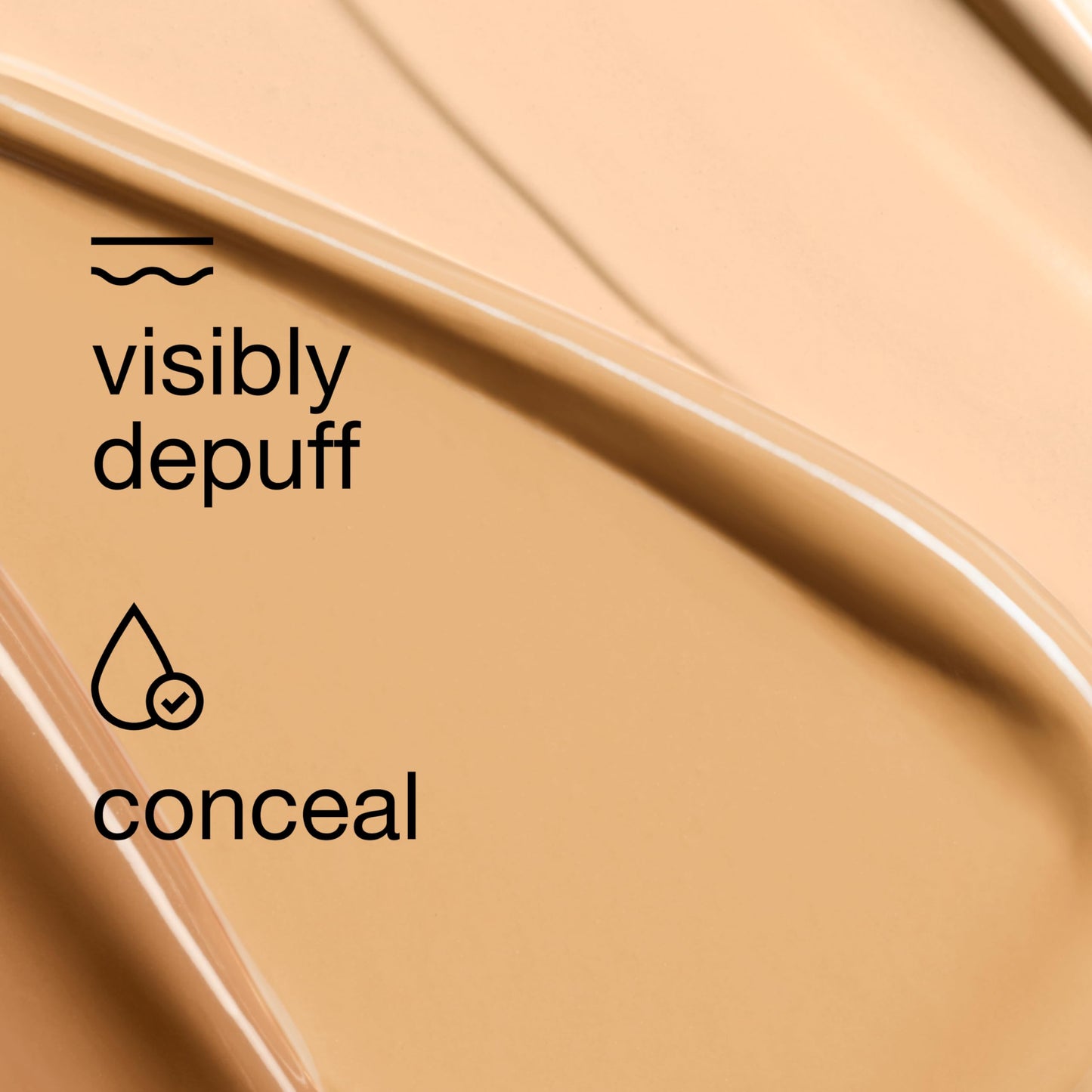 Clinique Even Better All-Over Full Coverage Concealer + Eraser Makeup For Dark Undereye Circles | With Hyaluronic Acid + Caffeine | Hydrating, Brightening + Depuffing, Ivory, 0.2 Fl Oz