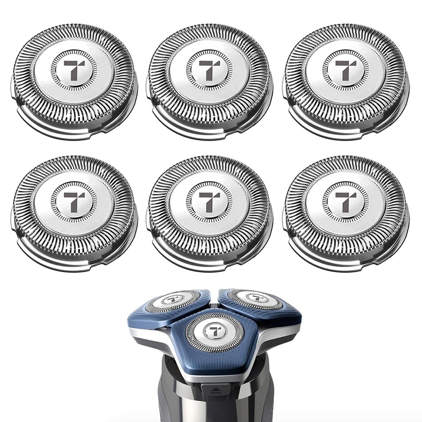 SH70 Replacement Heads for Philips Norelco 7000 Series, 6 Pack