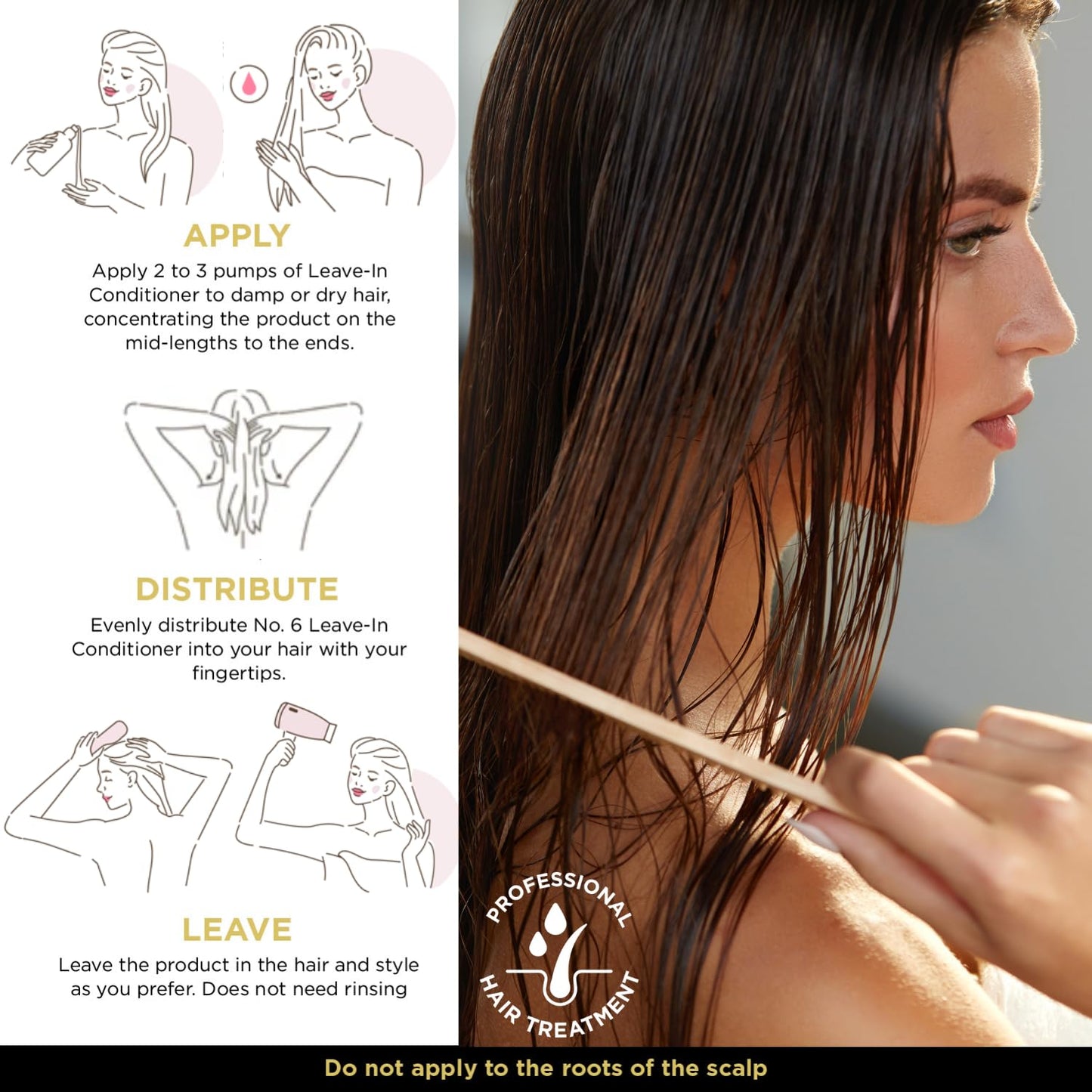 BEAUTY PLEX Leave in conditioner Professional Bond Repair Heat Protectant for Hair - Strengthens, Nourishes, Moisturizes & Repairs Hair Structure Softness Frizz Control. 450ml (15.2 oz)