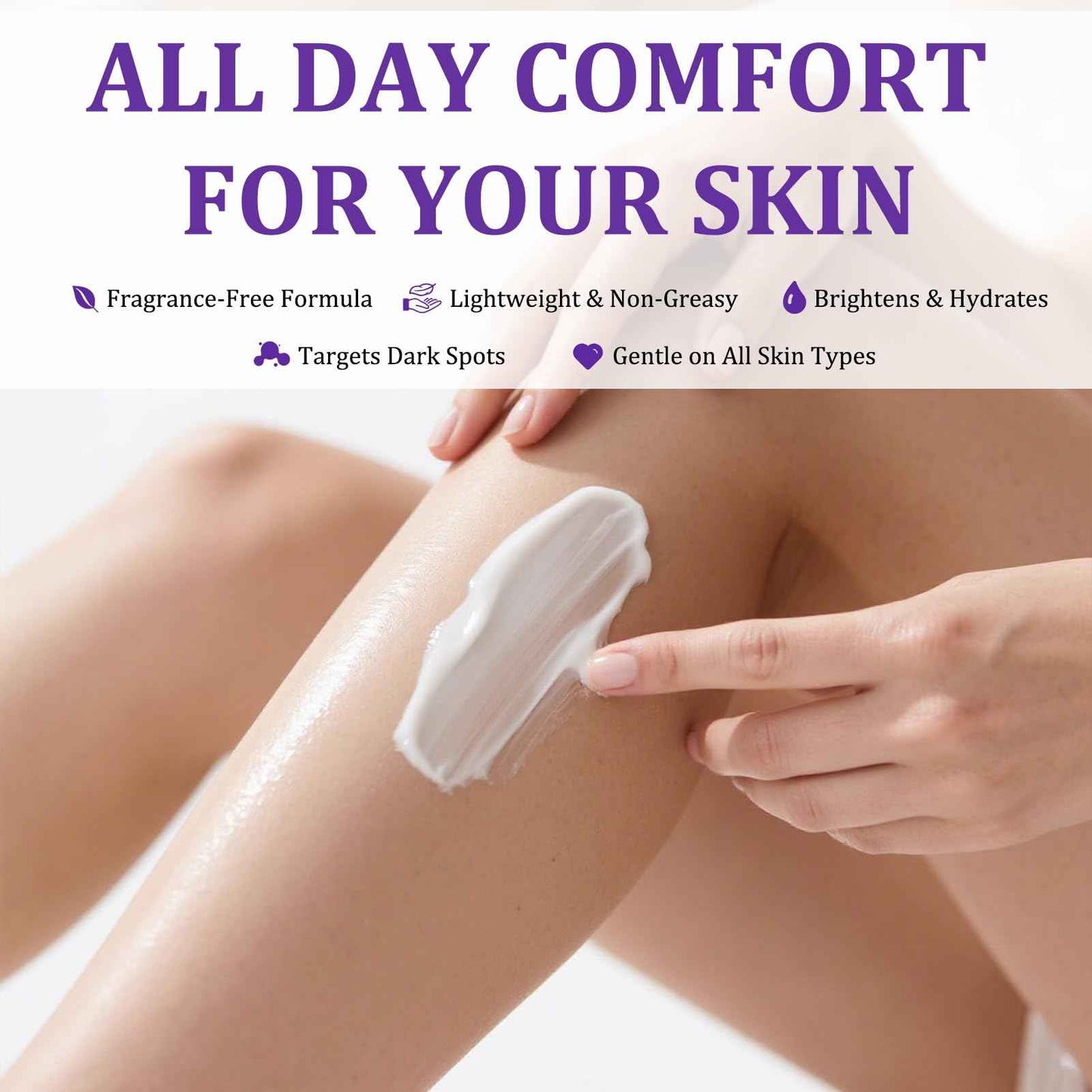 Dark Spot Remover for Body, Skin Bleaching Cream with Vitamin C for Intimate Areas, Skin Lightening Cream Dark Spot Corrector for Underarms, Knees, Face, Elbows, Inner Thighs & Bikini Line,1.7fl oz