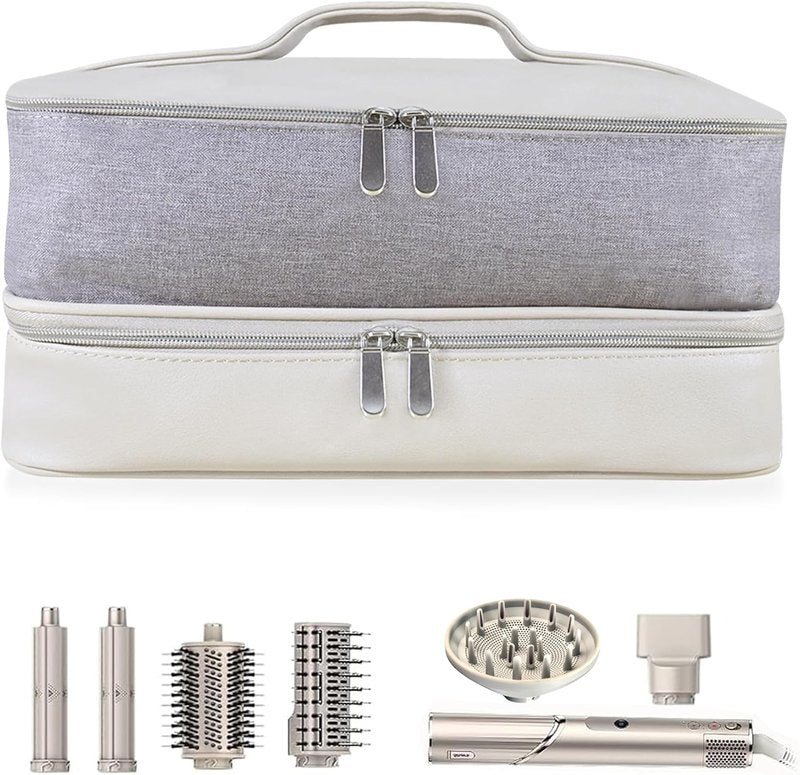 Airwrap Travel Case - Double-Layer Organizer for Shark Flexstyle & Dyson Airwrap Accessories | Ideal Storage Solution