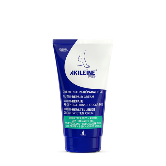 Akileine Nutri-Repair Foot Cream - Ultra-Hydrating Foot Moisturizer Cream for Dry Cracked Heels and Feet, Deep Nourishment For Callus, 24-Hour Moisturization, 5 Fl Oz