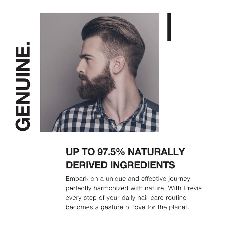 PREVIA Man Paste - Matte Hair Styling Paste for Natural Hold and Texture | Molding Hair Paste for Short or Long Hair | Vegan Gluten-Free Sulfate-Free Hair Styling Solution (3.38 oz)