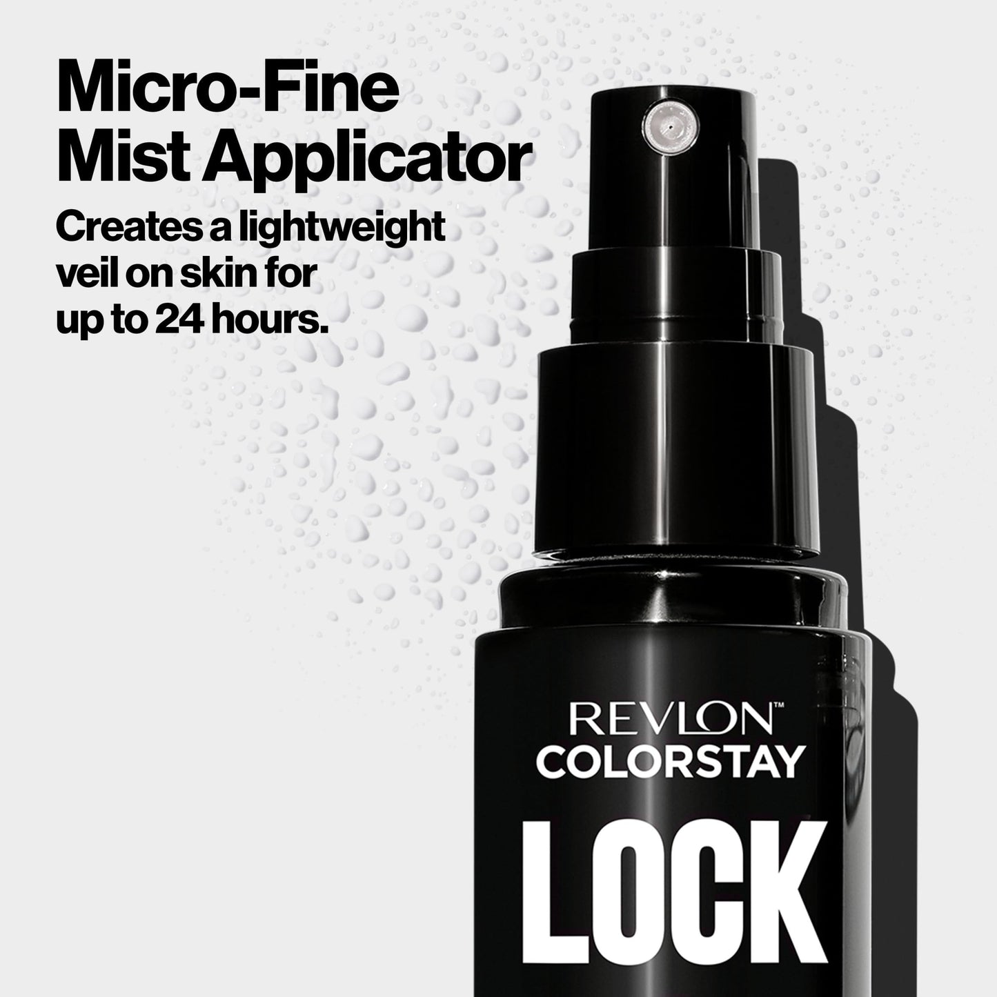 Revlon Colorstay 24 Hr Lock Setting Mist, Keeps Face Makeup from Melting & Fading, Mattifying, Blurring & Oil Absorbing Spray, Transfer-Proof & Mask Friendly, 1.9 fl oz