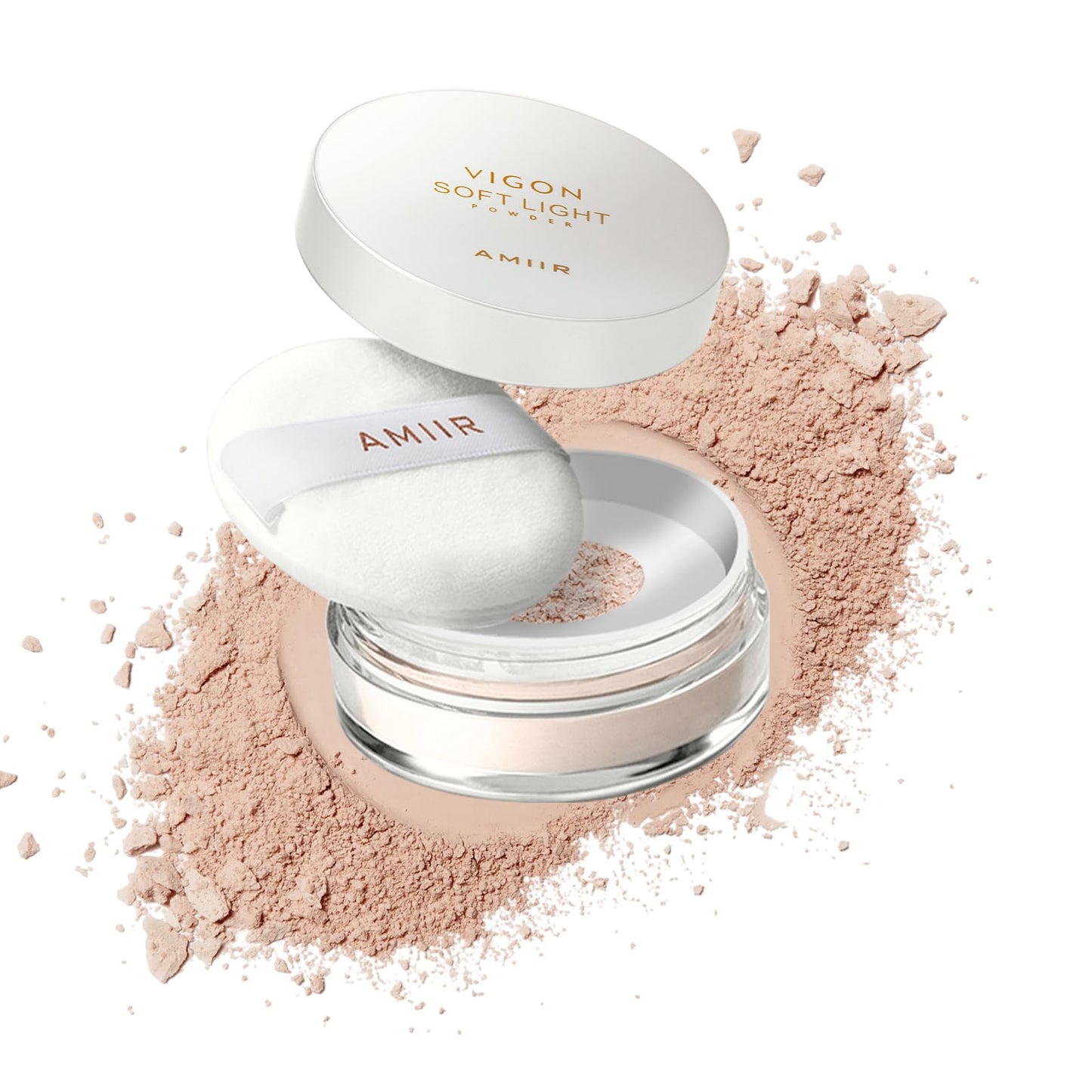 AMIIR Loose Setting Powder Makeup for Face - Talc-Free, Mattifying, Translucent Finish, Oil Control, Crease-Resistant, Perfect for Makeup Setting & Smoothing Pores on Oily Skin (#02 True Nude)