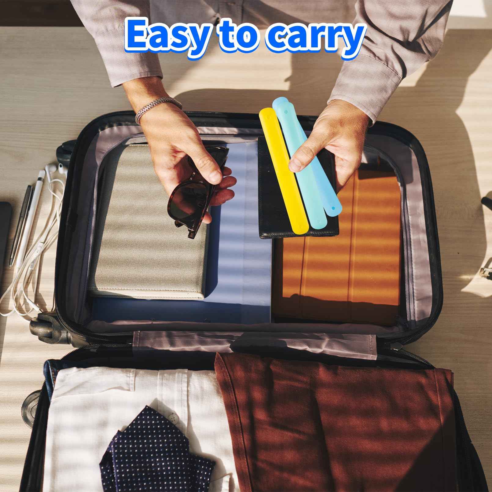 Dyrfolm 48 PCS Toothbrush Case Set,Travel Toothbrush Case,Plastic Portable Toothbrush Holder,Dust-proof Toothbrush Box Storage,Toothbrushes Carrier for Traveling,Bathroom,School,Home, Camping,6 Colors