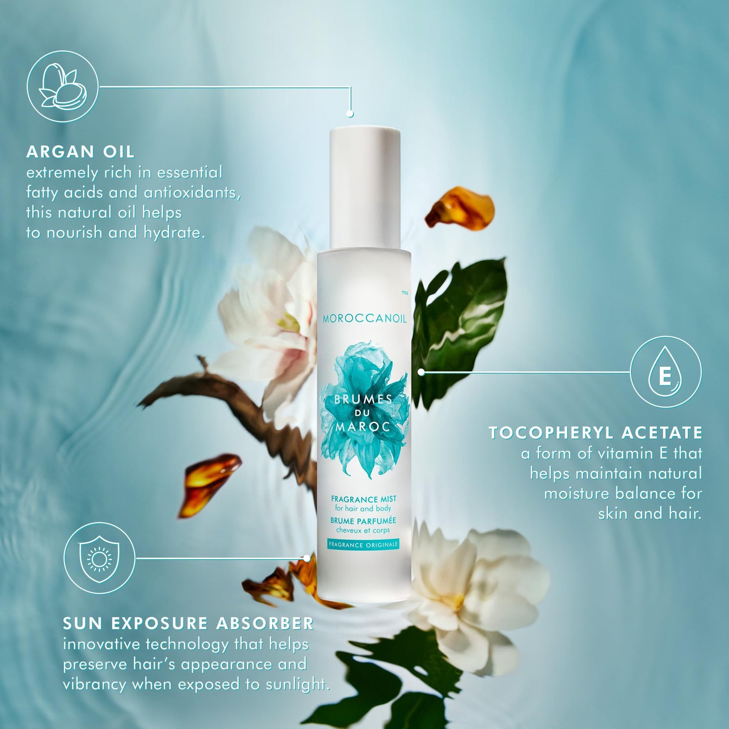 Moroccanoil Hair and Body Fragrance Mist, Travel Size, 1 fl. oz.