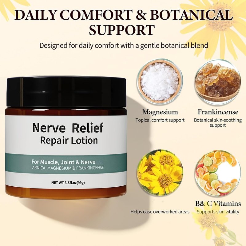 TRWLCFF 2PCS Nerve Cream, Natural Soothing For Joint,Daily Nourishment for forKnee, Hands, Feet & Legs