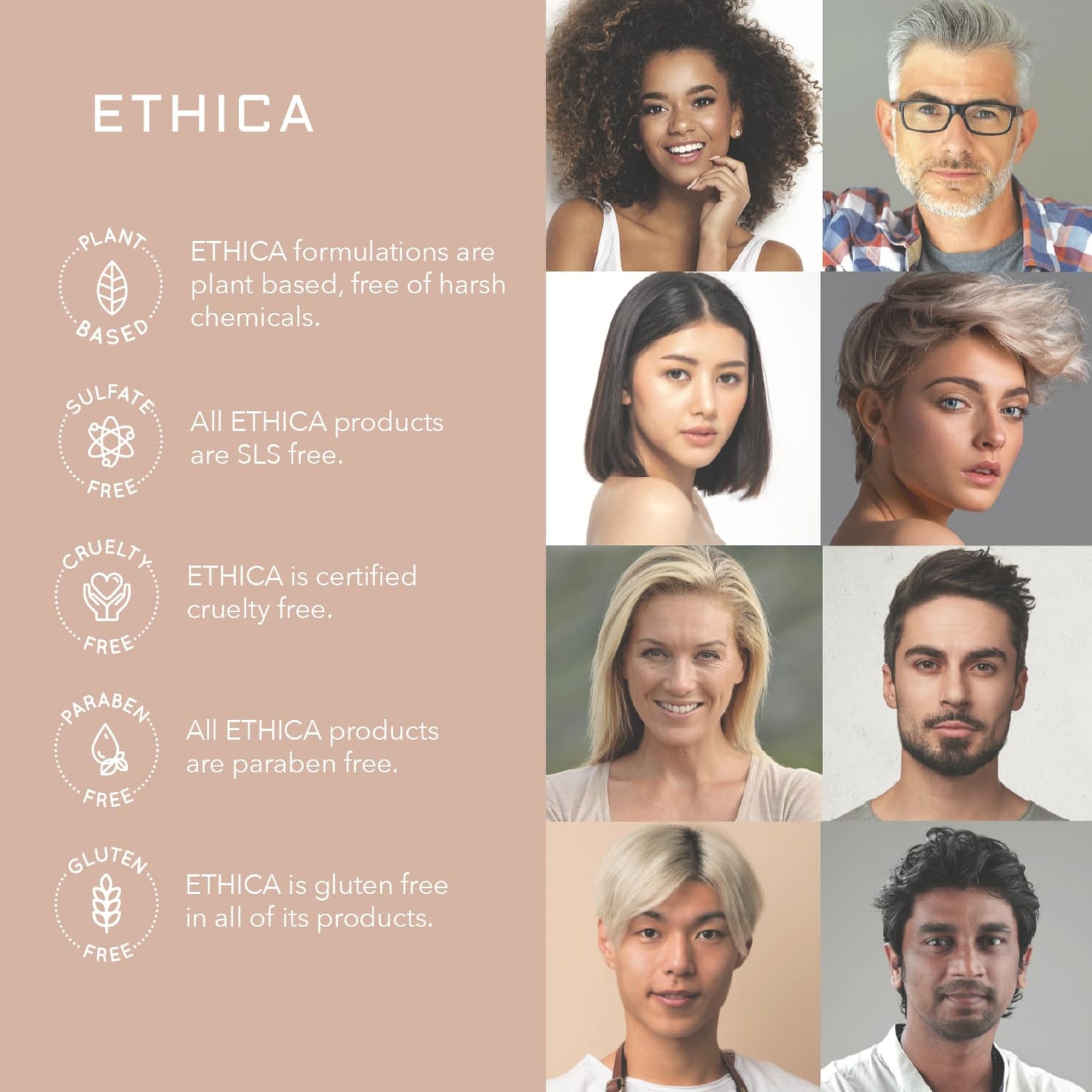 Ethica Beauty Leave-In Conditioner - Deep Conditioning & Volumizing Hair Mask | 3.4 oz
