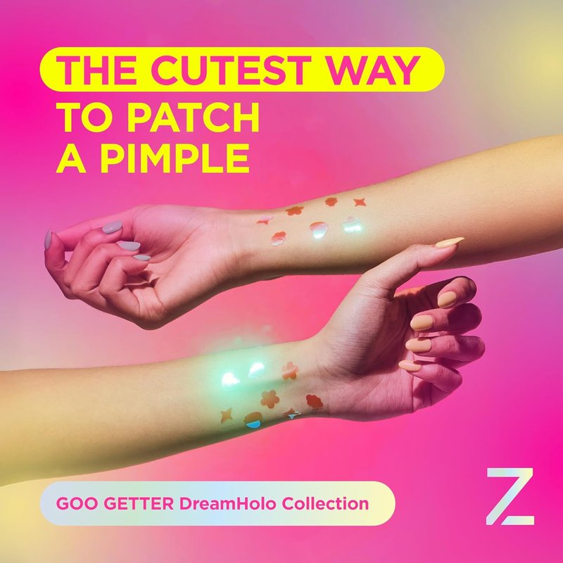 ZitSticka Pimple Patches - Holographic Hydrocolloid Blemish Patches for Face | 72ct DreamHolo Collection