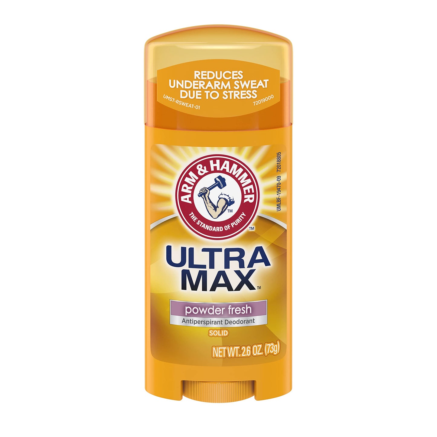 Arm & Hammer ULTRAMAX Anti-Perspirant Deodorant Solid Powder Fresh, 2.60 oz, 7-Pack