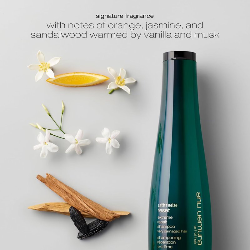 Ultimate Reset Extreme Hair Repair Shampoo - Strengthens & Nourishes Damaged Hair | Japanese Rice Extract, 300ml