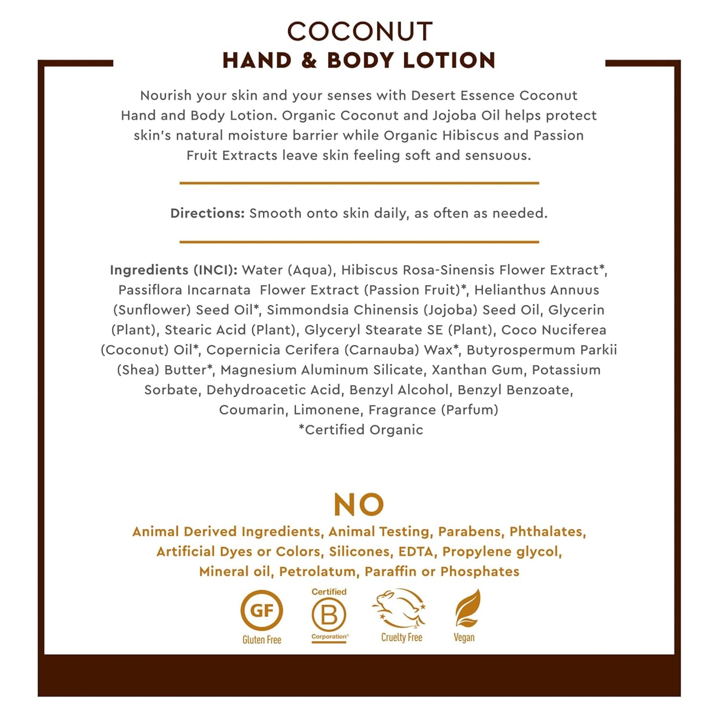 Coconut Hand & Body Lotion - Nourishing Hydration with Shea Butter & Jojoba Oil | 8 Fl Oz - Pack of 2