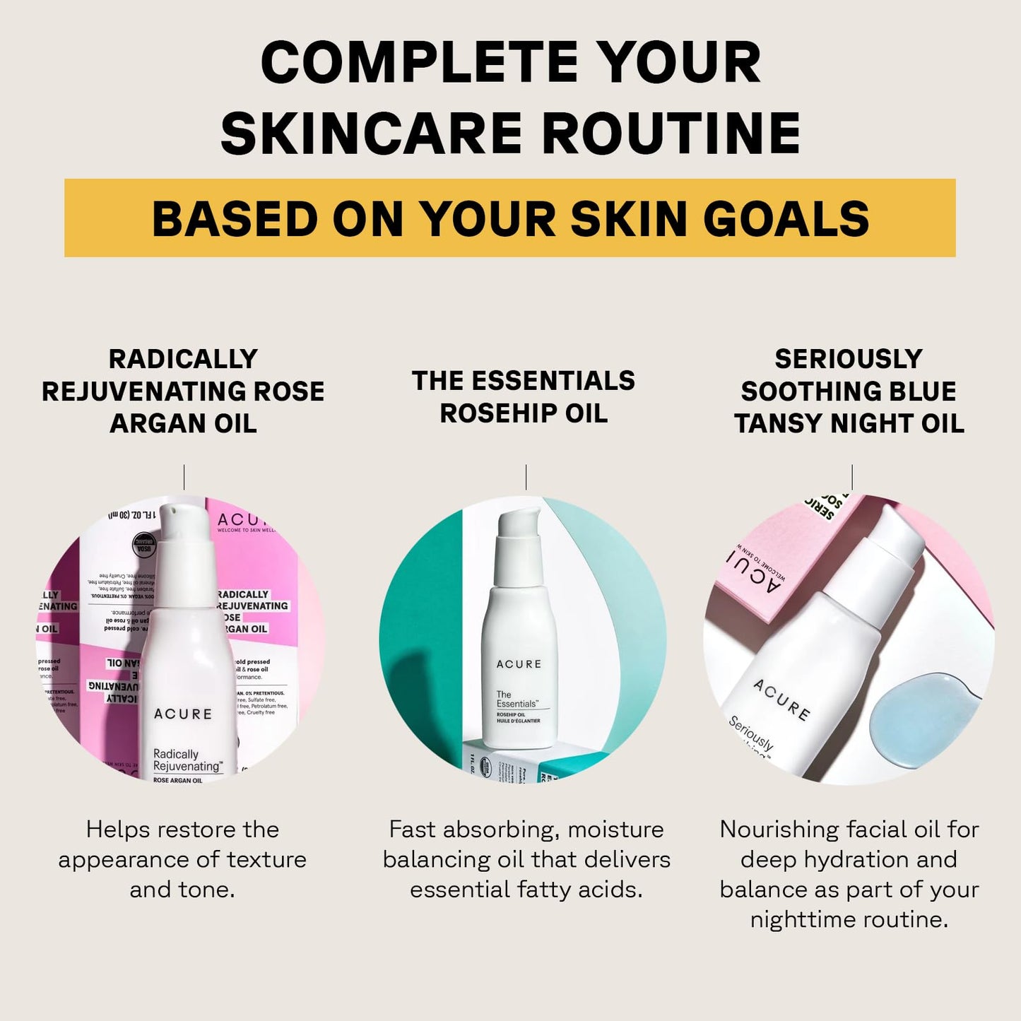 ACURE Radically Rejuvenating Rose Argan Oil - Face, Hair & Body Oil Serum Rich in Vitamin E - Lightweight, Non-Greasy, Vegan - 1 Fl Oz