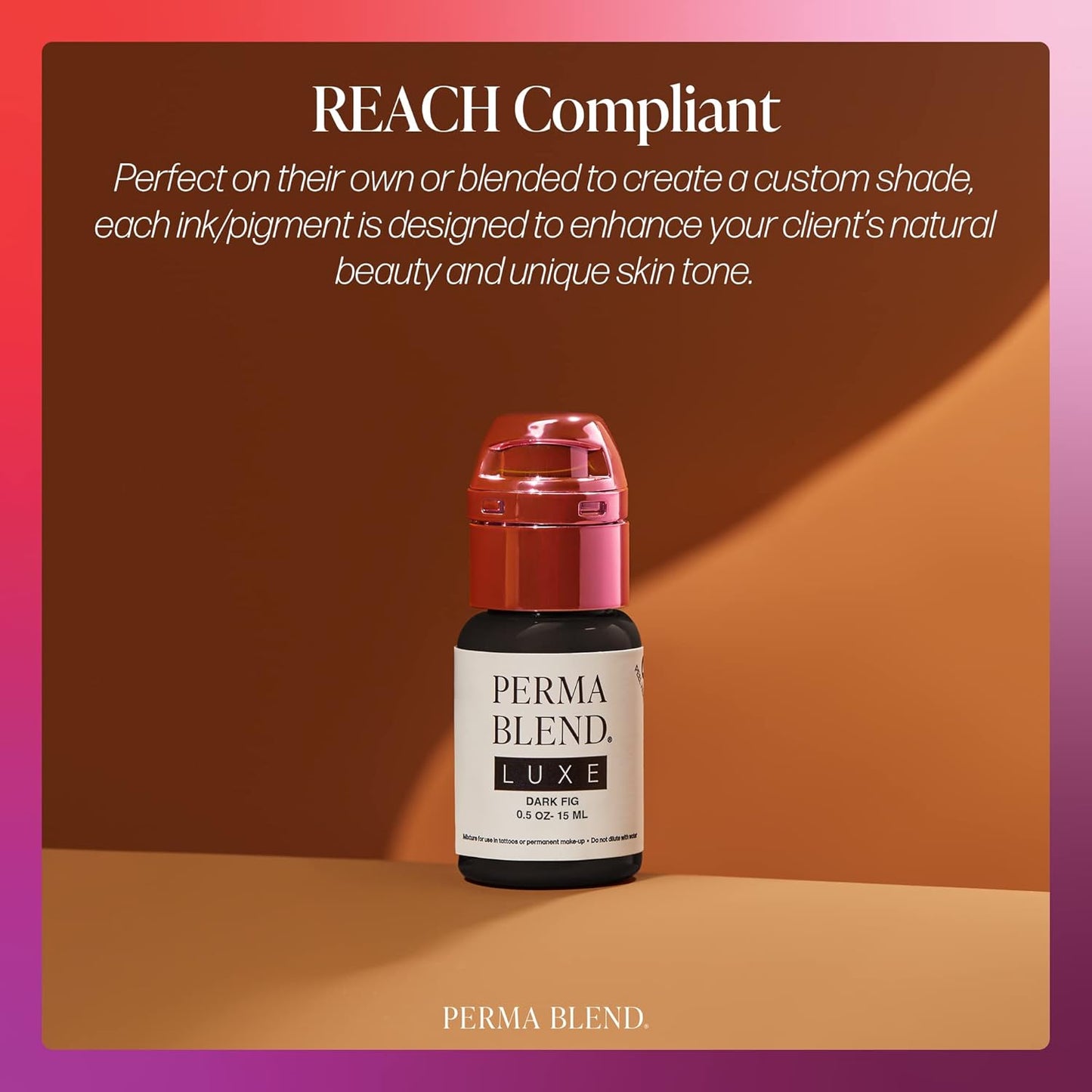 Perma Blend Luxe Dark Fig Lip Tattoo Ink - Vegan Microblading Pigment for Lip Blush | High Opacity, 0.5 oz
