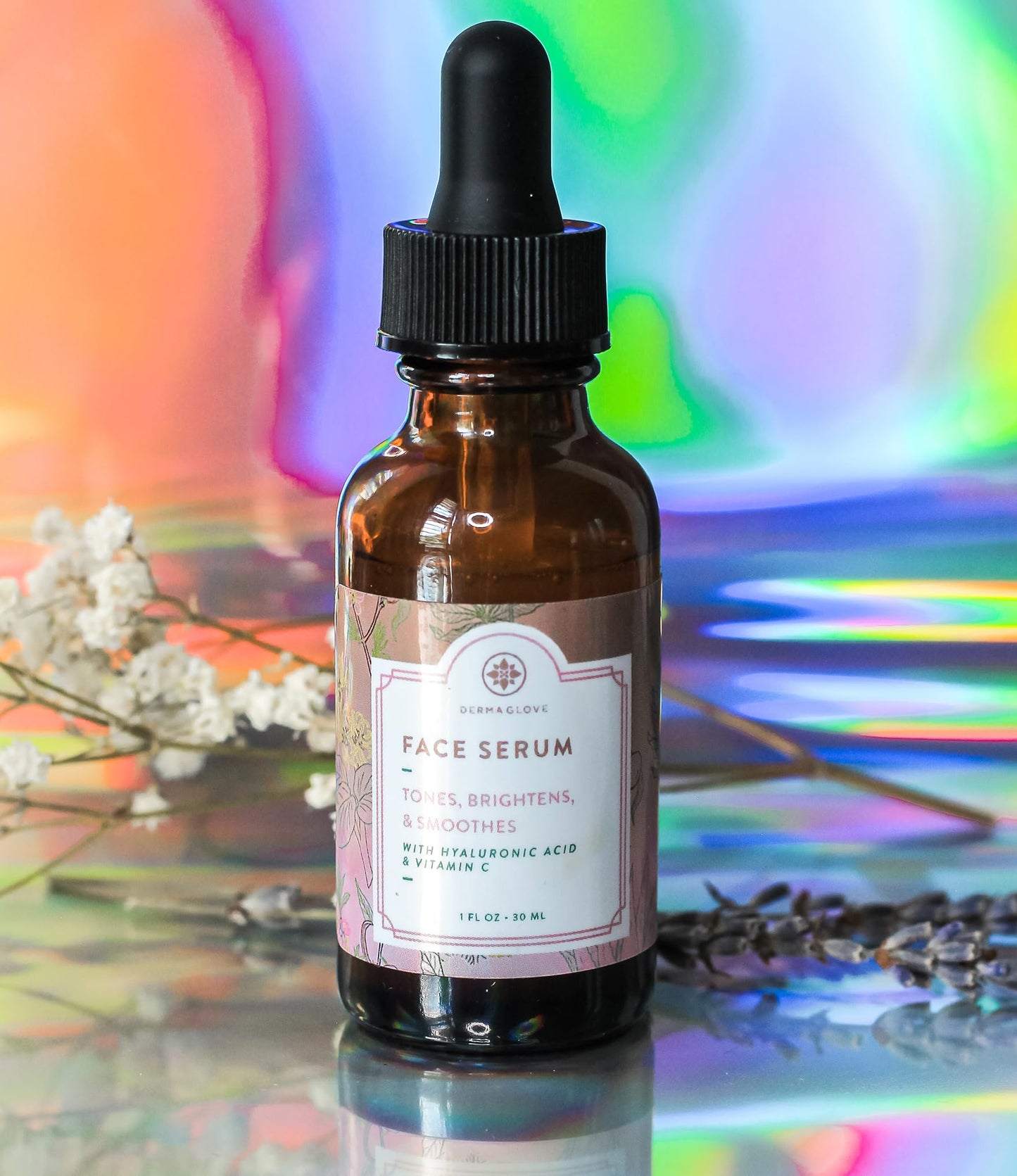 Face Serum - Brightening Serum with Vitamins A, C, & E, Hyaluronic Acid & Witch Hazel - 1 Fl Oz (Pack of 1)