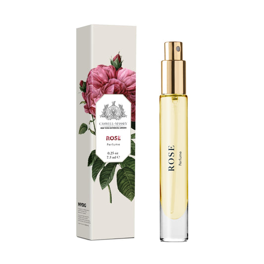 Caswell-Massey Rose Perfume Spray, Classic Floral for Women with Wild Fig, Currant, and Rose, Made in USA, 0.25 Oz