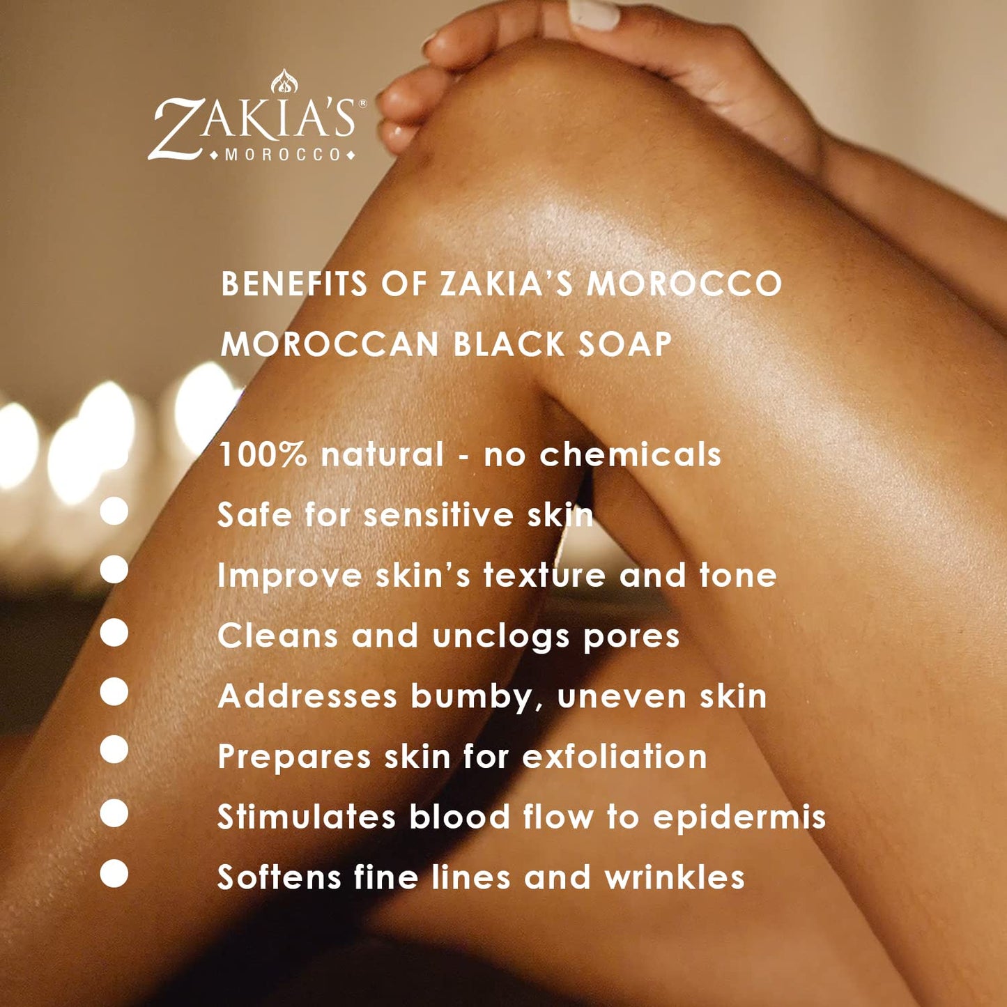 Zakia's Morocco Moroccan Black Soap (Beldi Olive Soap) Original Unscented, 100% natural, Body Scrub, Pure & Natural, Purifying, Cleansing, exfoliating for Hammam Ritual- 16.0 Oz / 552gr
