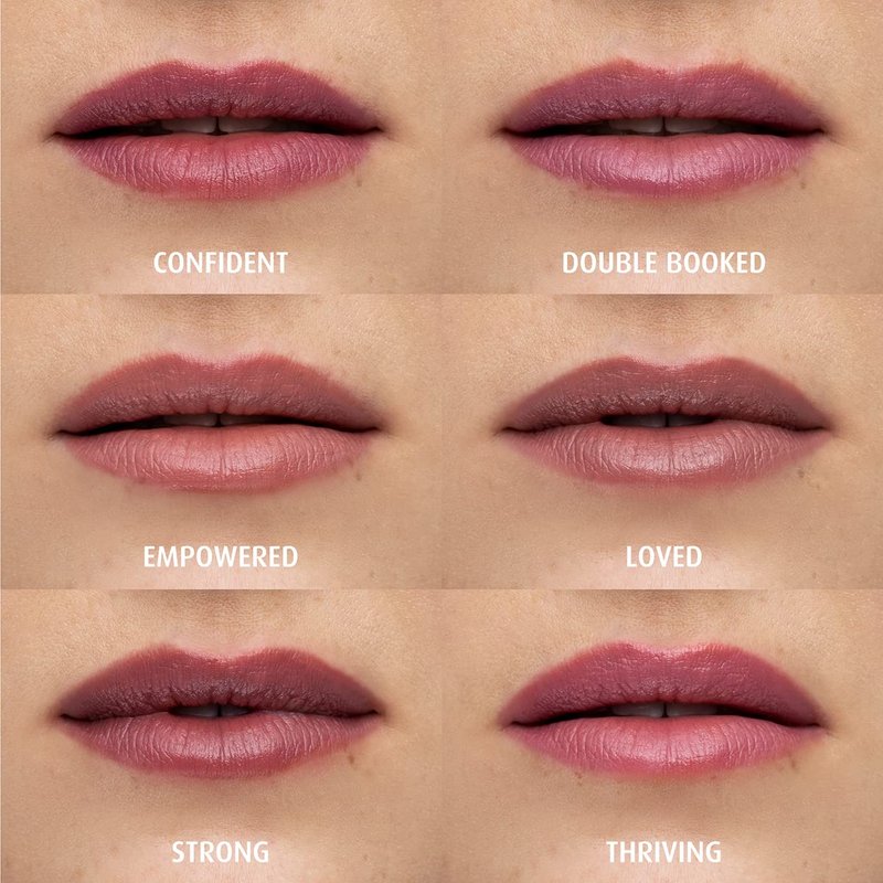 Lune+Aster PowerLips Lipstick - Creamy Nude Lipstick with Satin Finish | Lightweight, Full Coverage, Vegan Formula