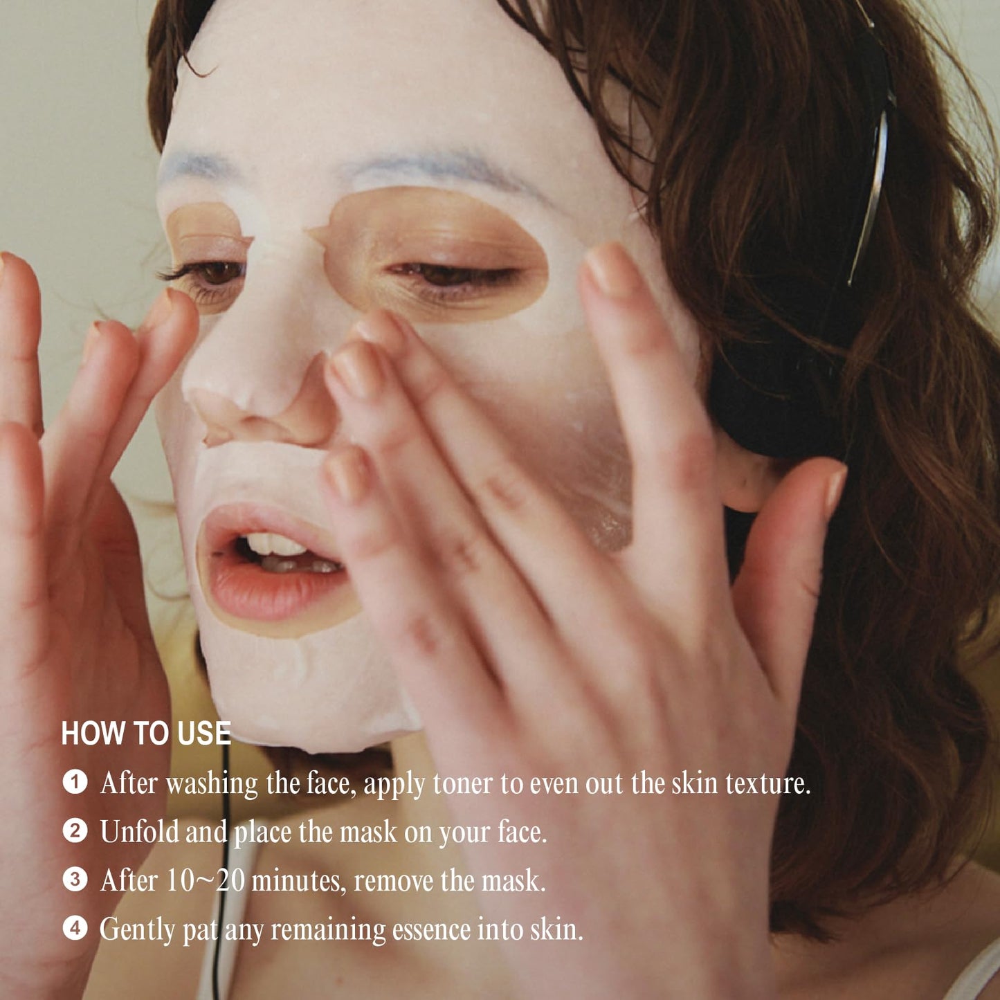 NUNIES Calming Sheet Mask – Korean Soothing Face Mask for Redness & Sensitive Skin | CICA, Allantoin & Panthenol | pH-Balanced | Alcohol-Free, Fragrance-Free, Colorant-Free | 5 Sheets