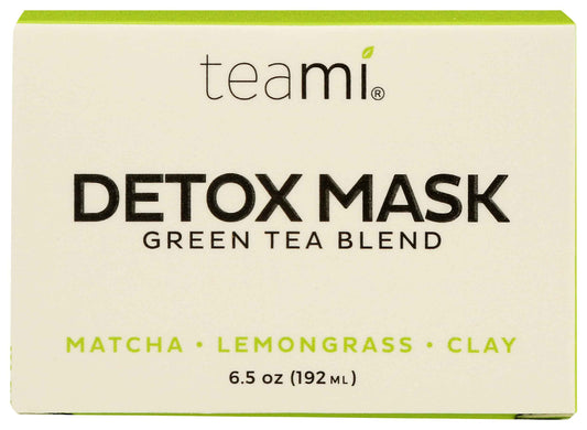 Teami Detox Face Mask for Hydraiting, Moisturizing & Purifying, Blackhead Remover Green Tea Deep Cleanse Mask reduces Acne & oil, Pore Minimizer Clay Mask for All Skin Types 3.5 OZ